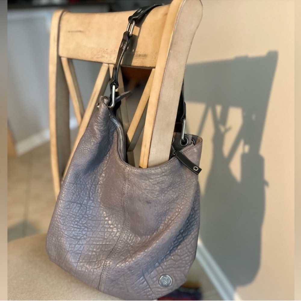 Vince Camuto bubble lamb skin genuine leather hobo purse shoulder bag - Picture 9 of 16